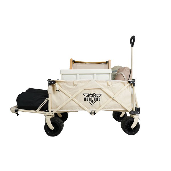 Foldable Beach Cart Back Open Folding Wagon
