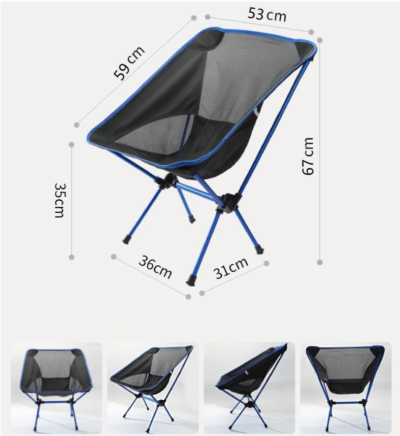 Portable Backpacking Beach Camping Fishing Chair 3 Portable Backpacking Beach Camping Fishing Chair 3